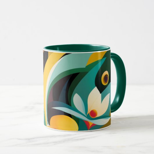 Flowers Coffee Mug Tasse (VorderseiteRechts)