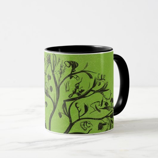 Flowers Coffee Mug Tasse (VorderseiteRechts)