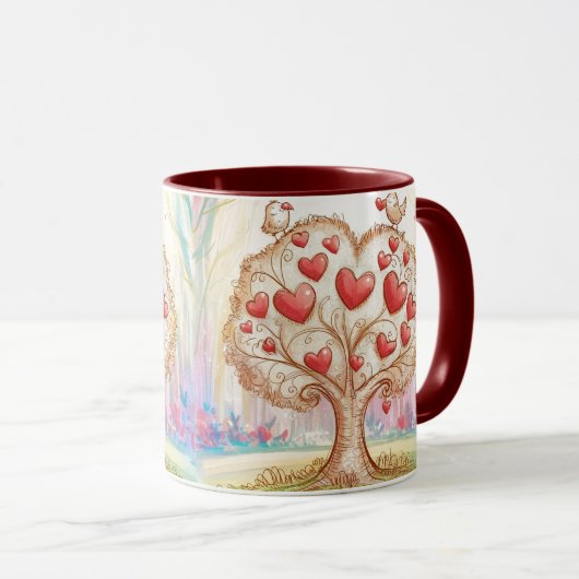 Flowers Coffee Mug Tasse (VorderseiteRechts)