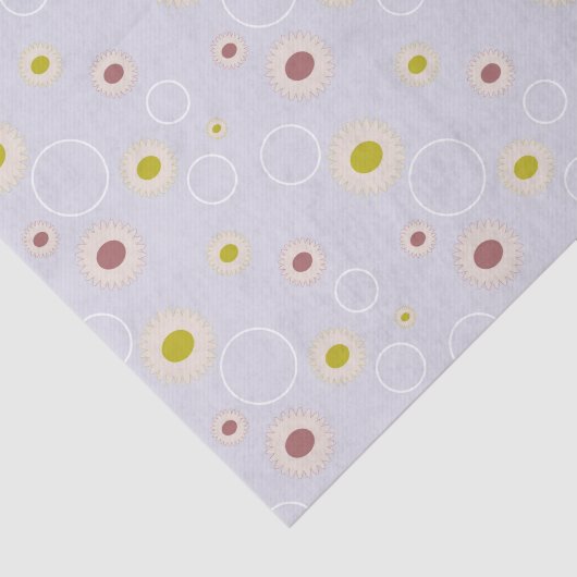 Flowers Cork Coaster Seidenpapier (Ausschnitt)