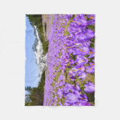 Flowers | Crocus Pirin Mountain Park Bulgaria Fleecedecke (Vorderseite)
