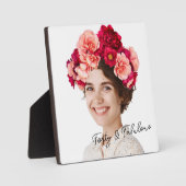 Flowers Crown Custom photo Fotoplatte (Vorderseite)