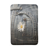 Flowers | Daisy in Jeans Pocket Badematte (Vorderseite Vertikal)
