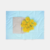 Flowers | Dandelions in Envelope Fleecedecke (Vorderseite (Horizontal))