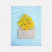Flowers | Dandelions in Envelope Fleecedecke (Vorderseite)