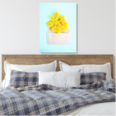 Flowers | Dandelions in Envelope Leinwanddruck (Insitu (Schlafzimmer))