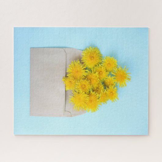 Flowers | Dandelions in Envelope Puzzle (Horizontal)