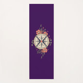 Flowers, Directions, Compass  Yogamatte (Vorderseite)