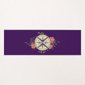 Flowers, Directions, Compass  Yogamatte (Vorderseite (Horizontal))