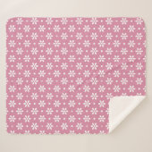 Flowers, Dots & Sparkles-Magenta Sherpadecke (Vorderseite (Horizontal))