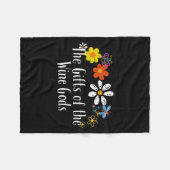 Flowers Drawing The Of The Wine Gods Funny 2025 Sa Fleecedecke (Vorderseite (Horizontal))