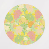 Flowers Etiketten (Design 1)