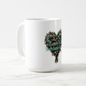 Flowers Fade, Standards Don't T-Shirt Kaffeetasse (Vorderseite Links)