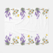 Flowers Fleecedecke (Vorderseite (Horizontal))