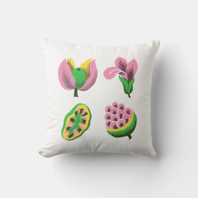 Flowers & Fruits Kissen (Vorderseite)