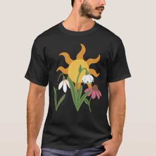 Flowers Garden Lovers Sun T-Shirt
