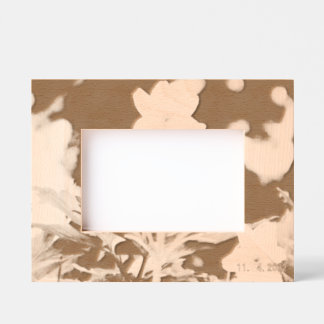 flowers geätzte rahmen