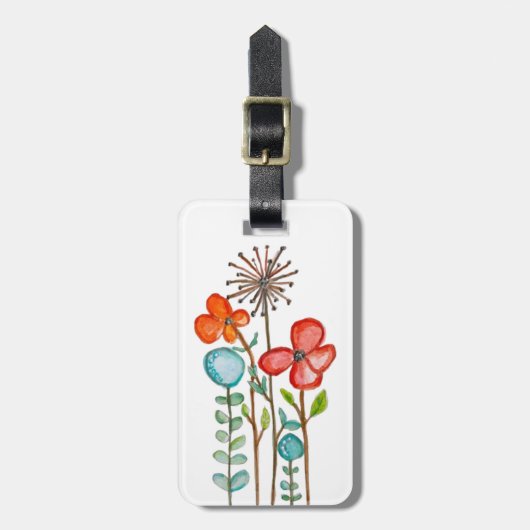 Flowers Gepäckanhänger (Vorderseite vertikal)