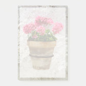 Flowers | Geranium In Flower in Pot Post-it Klebezettel (Vorderseite)