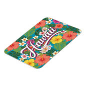 Flowers Hawaii Travel Magnet (Linke Seite)