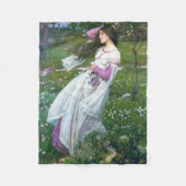 Flowers im Wind, John William Waterhouse Fleecedecke (Vorderseite)