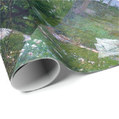 Flowers im Wind, John William Waterhouse Geschenkpapier (Rolleneckpunkt)