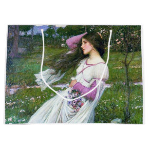 Flowers im Wind, John William Waterhouse Große Geschenktüte