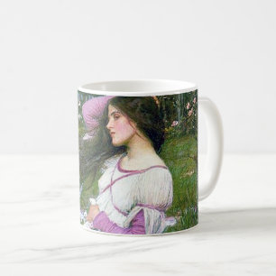 Flowers im Wind, John William Waterhouse Kaffeetasse