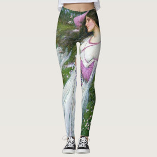 Flowers im Wind, John William Waterhouse Leggings