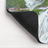 Flowers im Wind, John William Waterhouse Mousepad (Ecke)