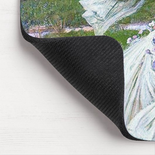 Flowers im Wind, John William Waterhouse Mousepad (Ecke)