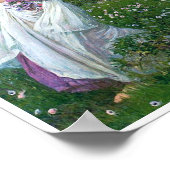 Flowers im Wind, John William Waterhouse Poster (Ecke)