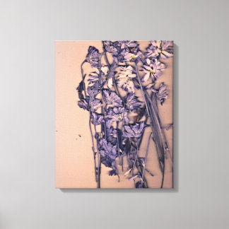 Flowers in a pink light leinwanddruck