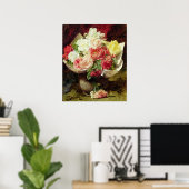Flowers in a Vase Poster (Heimbüro)
