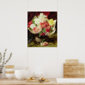 Flowers in a Vase Poster (Küche)