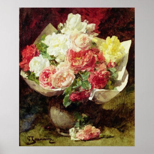 Flowers in a Vase Poster (Vorne)