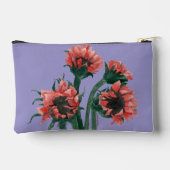 Flowers in a Vase Watercolor Zubehörtasche (Rückseite)