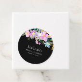 Flowers in pink tones boho summer Bridal Shower Geschenkanhänger (Beispiel)