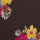 Flowers in the dark mixd media tapete (Naht)