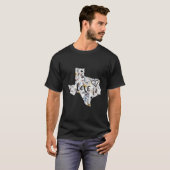 Flowers Love Home Texas Lone Star State Don'T Mess T-Shirt (Vorne ganz)