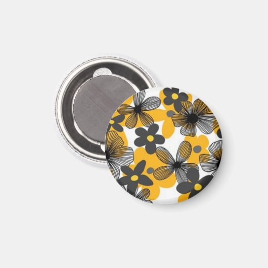 Flowers Magnet (Vorderseite/Rückseite)