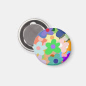 Flowers Magnet (Vorderseite/Rückseite)