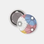 Flowers Magnet (Vorderseite/Rückseite)