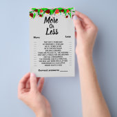 Flowers More or Paares, Shower Game Flyer (Handgriff)