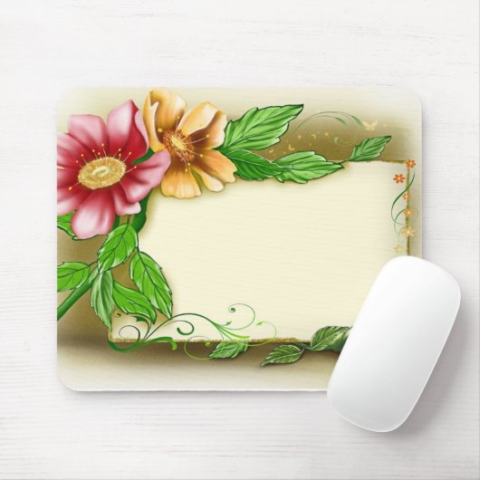 Flowers Mousepad (Mit Mouse)