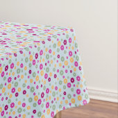 Flowers Multicolored Shades Design Tischdecke (Beispiel)