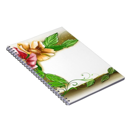 Flowers Notizblock (Rechte Seite)