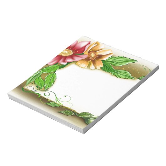 Flowers Notizblock (Rotiert)