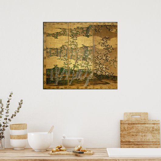 Flowers of Camellias Poster (Küche)