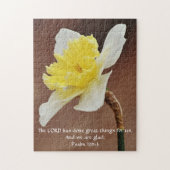 Flowers of Faith Psalm Daffodil Puzzle (Vertikal)